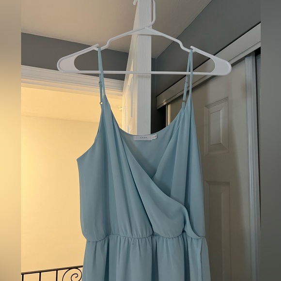 Lush Light Blue Maxi Dress - Picture 2 of 4